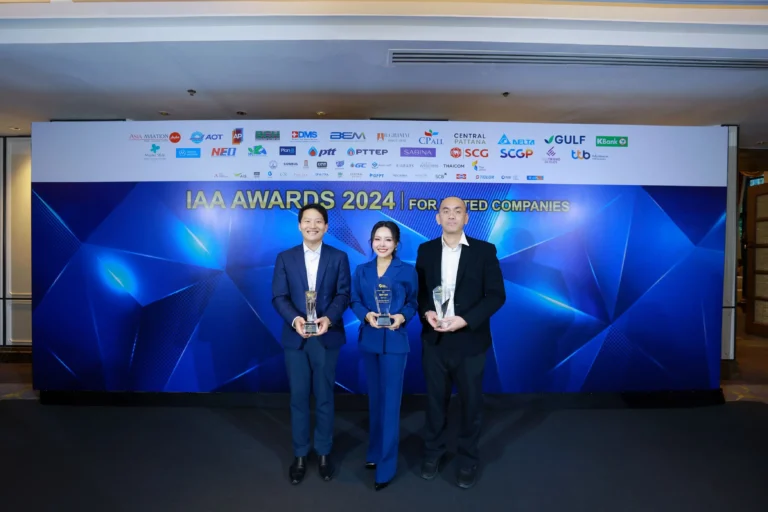 MASTER คว้า 3 รางวัลBEST CEO -Outstanding CFO- BEST IR จากเวที IAA Awards 2024